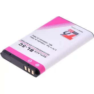 T6 Power akkumulátor Nokia 6300, 6600, 5100, 1100, 3650, 6230, C1-01, C2-01 modellekhez, 1100 mAh, 4,1 Wh, lítium-ion T6 Power akkumulátor Nokia 6300, 6600, 5100, 1100, 3650, 6230, C1-01, C2-01 modellekhez, 1100 mAh, 4,1 Wh, lítium-ion