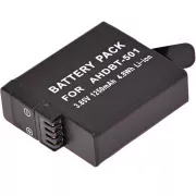Akkumulátor T6 Power GoPro Hero5, Hero6 Black, AHDBT-501, AABAT-001, 601-10197-000, 1250mAh, 4,8Wh, 1250mAh, 4,8Wh
