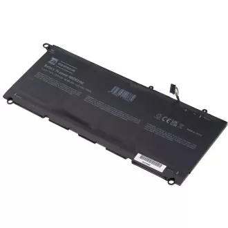 Akkumulátor T6 Power Dell XPS 13 9343, XPS 13 9350, 7368mAh, 56Wh, 4cellás, Li-pol, 4cellás, 7368mAh, 56Wh