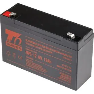 T6 Power NP6-12 akkumulátor, 6V, 12Ah, F2 T6 Power NP6-12 akkumulátor, 6V, 12Ah, F2