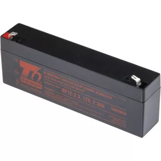 Akkumulátor T6 Power NP12-2.3, 12V, 2,3Ah, F1 Akkumulátor T6 Power NP12-2.3, 12V, 2,3Ah, F1