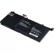 Akkumulátor T6 Power az Asus VivoBook S551L, R551L, K551L, V551L sorozathoz, 4400mAh, 49Wh, 3cellás, Li-pol, Li-pol