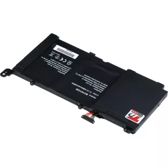 Akkumulátor T6 Power az Asus VivoBook S551L, R551L, K551L, V551L sorozathoz, 4400mAh, 49Wh, 3cellás, Li-pol, Li-pol