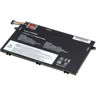 Akkumulátor T6 Power Lenovo ThinkPad E480, E490, E580, E590, E14, E15, 4050mAh, 45Wh, 3cellás, Li-pol, 4050mAh, 45Wh, 3 cellás, Li-pol