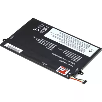 Akkumulátor T6 Power Lenovo ThinkPad E480, E490, E580, E590, E14, E15, 4050mAh, 45Wh, 3cellás, Li-pol, 4050mAh, 45Wh, 3 cellás, Li-pol