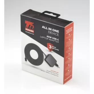 T6 Power univerzális laptop adapter, 45W, USB-C T6 Power univerzális laptop adapter, 45W, USB-C