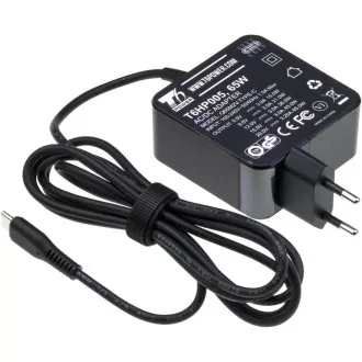 T6 Power univerzális laptop adapter, 65W, USB-C