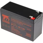 T6 Power NP12-7.2 akkumulátor, 12V, 7,2Ah, F2