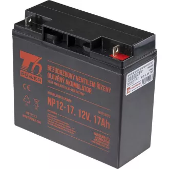 Akkumulátor T6 Power NP12-17, 12V, 17Ah