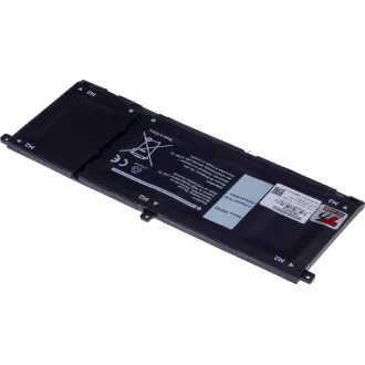 Akkumulátor T6 Power Dell Latitude 3410, 3510, Inspiron 5501, 5505, 3487mAh, 53Wh, 4cellás, Li-pol akkumulátorhoz, 4cellás, Li-pol
