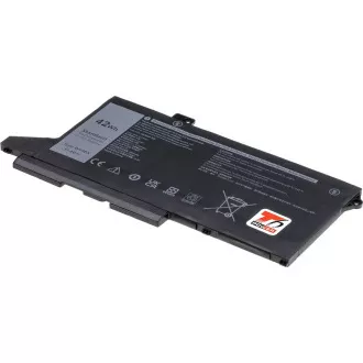 Akkumulátor T6 Power Dell Latitude 5420, 5520, Precision 3560, 3680mAh, 42Wh, 3cellás, Li-pol akkumulátorokhoz