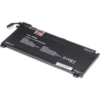Akkumulátor T6 Power a HP Omen 15-dh0000, Omen 15-dh1000, 5676mAh, 66Wh, 6cellás, Li-pol akkumulátorokhoz
