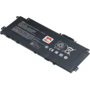 Akkumulátor T6 Power HP Pavilion 13-bb0000, 14-dv0000, 14-ec0000, 3700mAh, 43Wh, 3cellás, Li-poly, 3 cellás akkumulátor