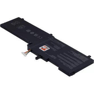 Akkumulátor T6 Power az Asus Strix GL702VT, GL702VS, GL702VM, GL702ZC, 5000mAh, 76Wh, 4cellás, Li-poli akkumulátorokhoz, 5000mAh, 76Wh, 4cellás, Li-poly