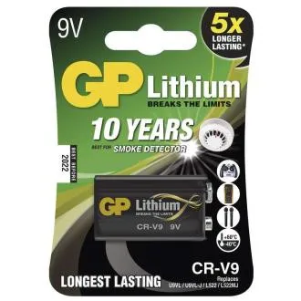 Lítium akkumulátor GP CR-V9 9V - 1db Lítium akkumulátor GP CR-V9 9V - 1db