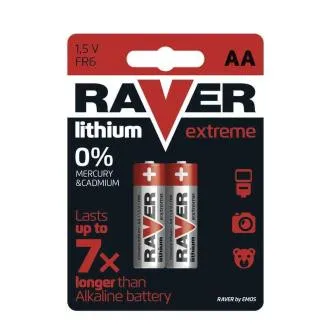 Lítium akkumulátor RAVER 2x AA Lítium akkumulátor RAVER 2x AA