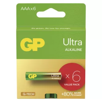 GP alkáli elemek ULTRA AAA (LR03) - 6db GP alkáli elemek ULTRA AAA (LR03) - 6db