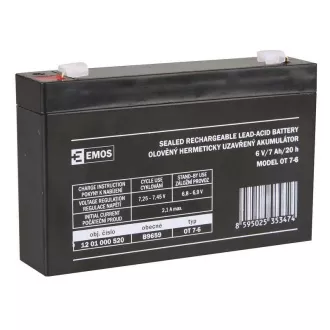 Akkumulátor SLA 6V/7Ah FA-4,7mm