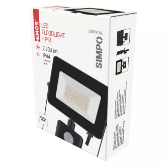 LED SPOTLÁMPA SIMPO 30W 2700LM PIR LED SPOTLÁMPA SIMPO 30W 2700LM PIR