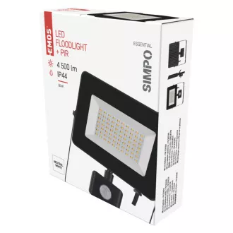 LED SPOTLÁMPA SIMPO 50W 4500LM PIR LED SPOTLÁMPA SIMPO 50W 4500LM PIR
