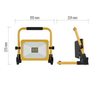 EMOS HORDOZHATÓ ÚJRATÖLTHETŐ LED REFLEKTOR ACCO 30W,3000LM,IP54 EMOS HORDOZHATÓ ÚJRATÖLTHETŐ LED REFLEKTOR ACCO 30W,3000LM,IP54