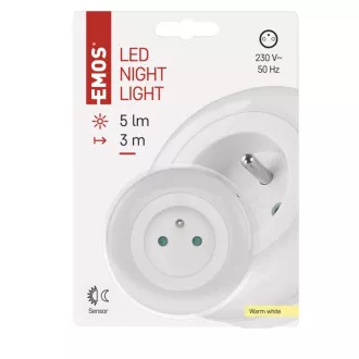 EMOS LED éjszakai fény P3320, éjszakai érzékelő