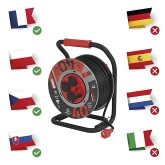 EMOS DOB FÉM 4Z 40M 2,5MM GUMI/NEOPRÉN