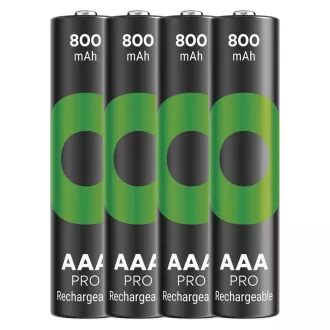 GP Újratölthető akkumulátor. ReCyko Pro AAA (HR03) 800mAh - 4db