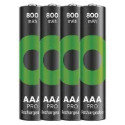 GP Újratölthető akkumulátor. ReCyko Pro AAA (HR03) 800mAh - 4db