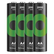GP Újratölthető akkumulátor. ReCyko Pro AA (HR6) 2000mAh - 4db