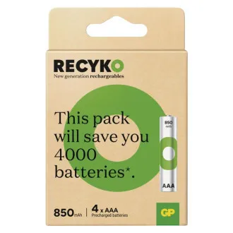 GP ReCyko 850 AAA újratölthető akkumulátor (HR03)-4db GP ReCyko 850 AAA újratölthető akkumulátor (HR03)-4db