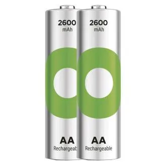 GP Újratölthető akkumulátor. ReCyko 2600 AA (HR6) - 2db GP Újratölthető akkumulátor. ReCyko 2600 AA (HR6) - 2db