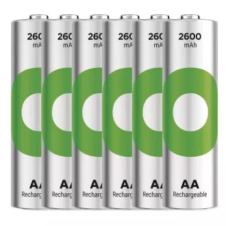 GP Újratölthető akkumulátor. ReCyko 2600 AA (HR6) - 6db GP Újratölthető akkumulátor. ReCyko 2600 AA (HR6) - 6db