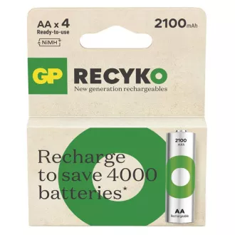 GP Újratölthető akkumulátor. ReCyko 2100 AA (HR6) - 4db