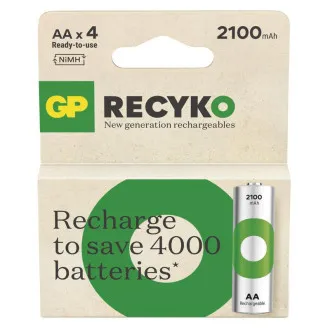 GP Újratölthető akkumulátor. ReCyko 2100 AA (HR6) - 4db GP Újratölthető akkumulátor. ReCyko 2100 AA (HR6) - 4db