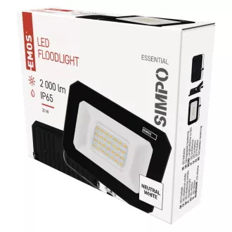 EMOS LED REFLECTOR SIMPO 20W, 2000Lm, 4000K