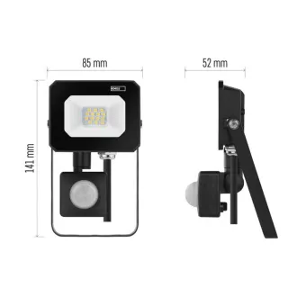 EMOS LED REFLECTOR SIMPO 10W, 1000Lm, 4000K, PIR
