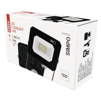 EMOS LED REFLECTOR SIMPO 10W, 1000Lm, 4000K, PIR EMOS LED REFLECTOR SIMPO 10W, 1000Lm, 4000K, PIR
