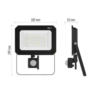 EMOS LED REFLECTOR SIMPO 50W, 5000Lm, 4000K, PIR EMOS LED REFLECTOR SIMPO 50W, 5000Lm, 4000K, PIR