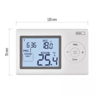 EMOS Programozható termosztát-vezeték P5607