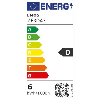 EMOS LED FLM gyertya 5,9W(60W) 806lm E14 NW