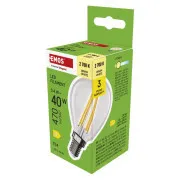 EMOS LED FLM MINI GL 3,4W(40W) 470lm 470lm E14 WW