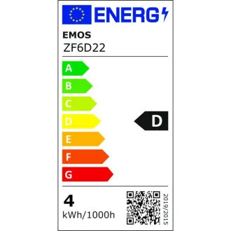 EMOS LED FLM MINI GL 3,4W(40W) 470lm 470lm E27 WW