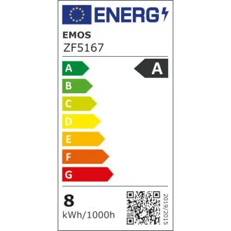 EMOS LED FLM A60 7,2W(100W) 1521lm E27 WW A CLASS EMOS LED FLM A60 7,2W(100W) 1521lm E27 WW A CLASS