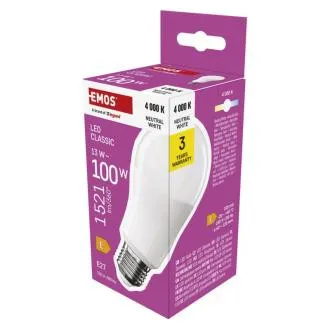 EMOS LED CLS A60 13W(100W) 1521lm 1521lm E27 NW