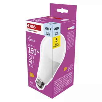 EMOS LED CLS A80 20W(150W) 2452lm E27 CW 20W(150W) 2452lm E27 CW
