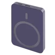 EMOS POWERBANK WI 522, vezeték nélküli töltés 20W, 5.000mAh, KÉK, 1xUSB-C