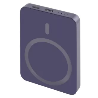 EMOS POWERBANK WI 522, vezeték nélküli töltés 20W, 5.000mAh, KÉK, 1xUSB-C