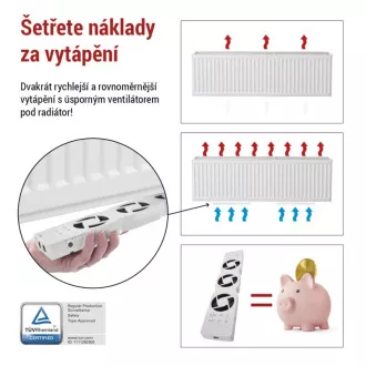 VENTILÁTOR A RADIÁTOR ALATT MONO P56PR1