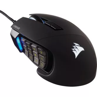 CORSAIR Scimitar Elite/Hering/Optikai/jobbkezes/18,000 DPI/Vezeték nélküli USB/Fekete CORSAIR Scimitar Elite/Hering/Optikai/jobbkezes/18,000 DPI/Vezeték nélküli USB/Fekete